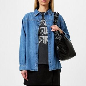 Anine Bing Sloan Blue Denim Shirt